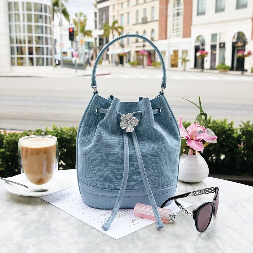 BRIGHTON | Everbloom Bucket Bag Cloud Blue 💙